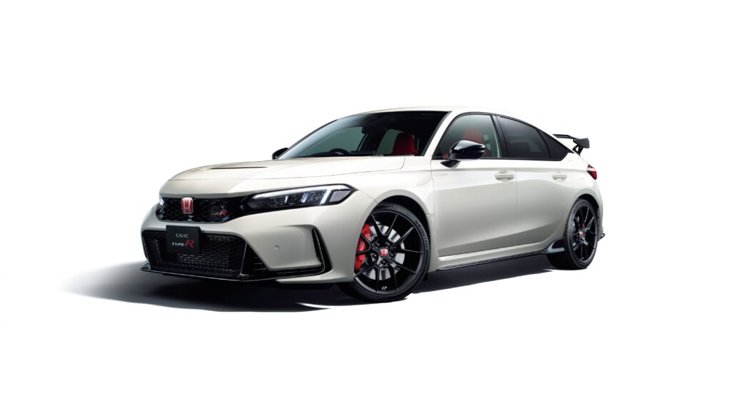 honda civic type r white background